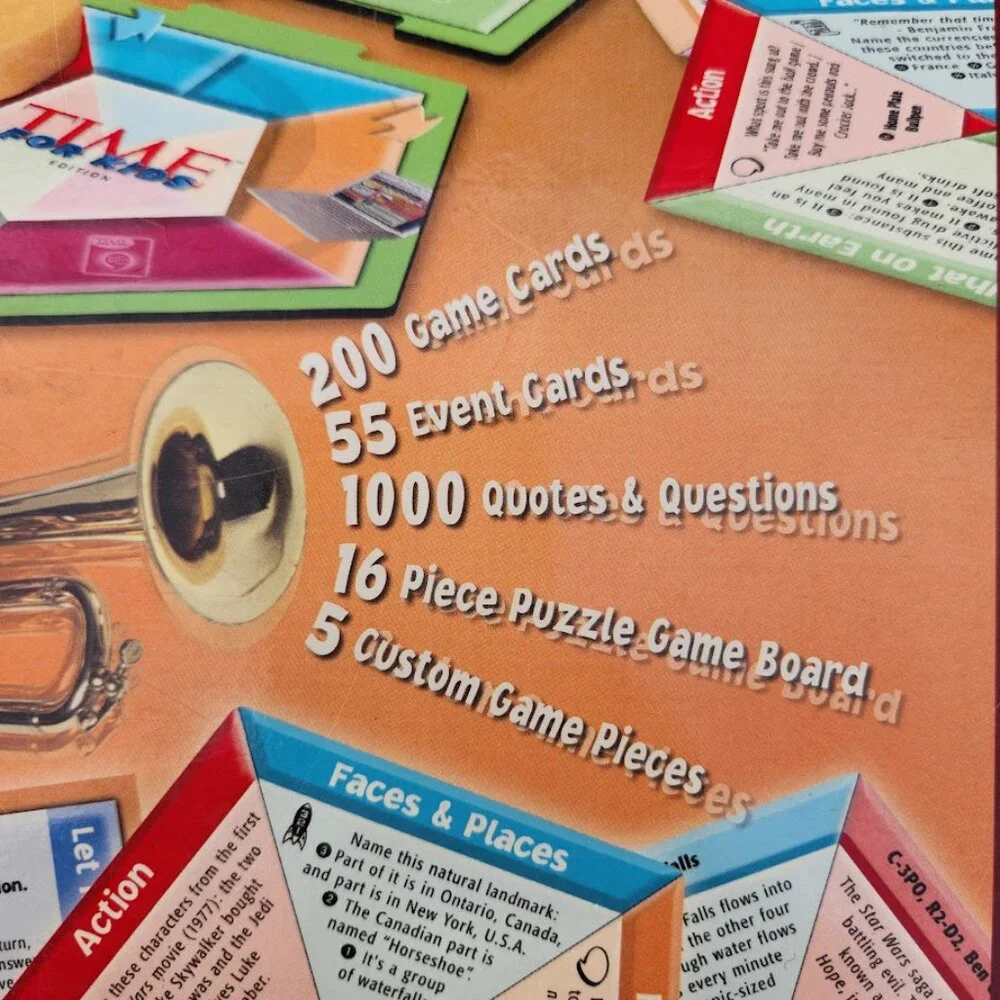 Don't Quote Me TIME for Kids Edition Board Game Trivia 10+ Fun Easy Facts Toy Ov